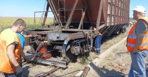 У Молдові зійшли з рейок сім вагонів із зерном, що прямували до Джурджулешти